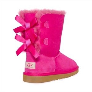 Original Bailey Bow Hot Pink Boots. Sz 6 like new